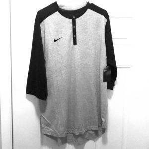Nike Team 3/4 Sleeve Flux Henley